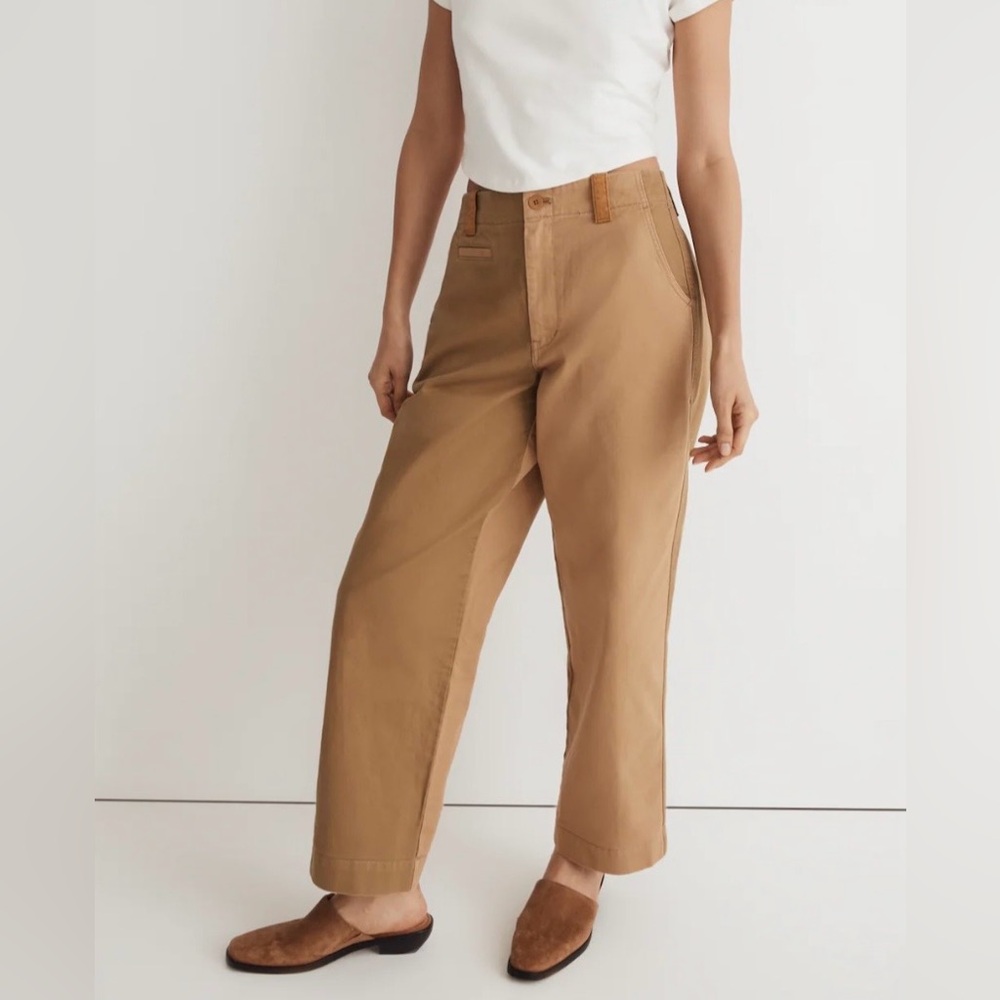 Madewell Colorblock Relaxed Chino (Size 6)